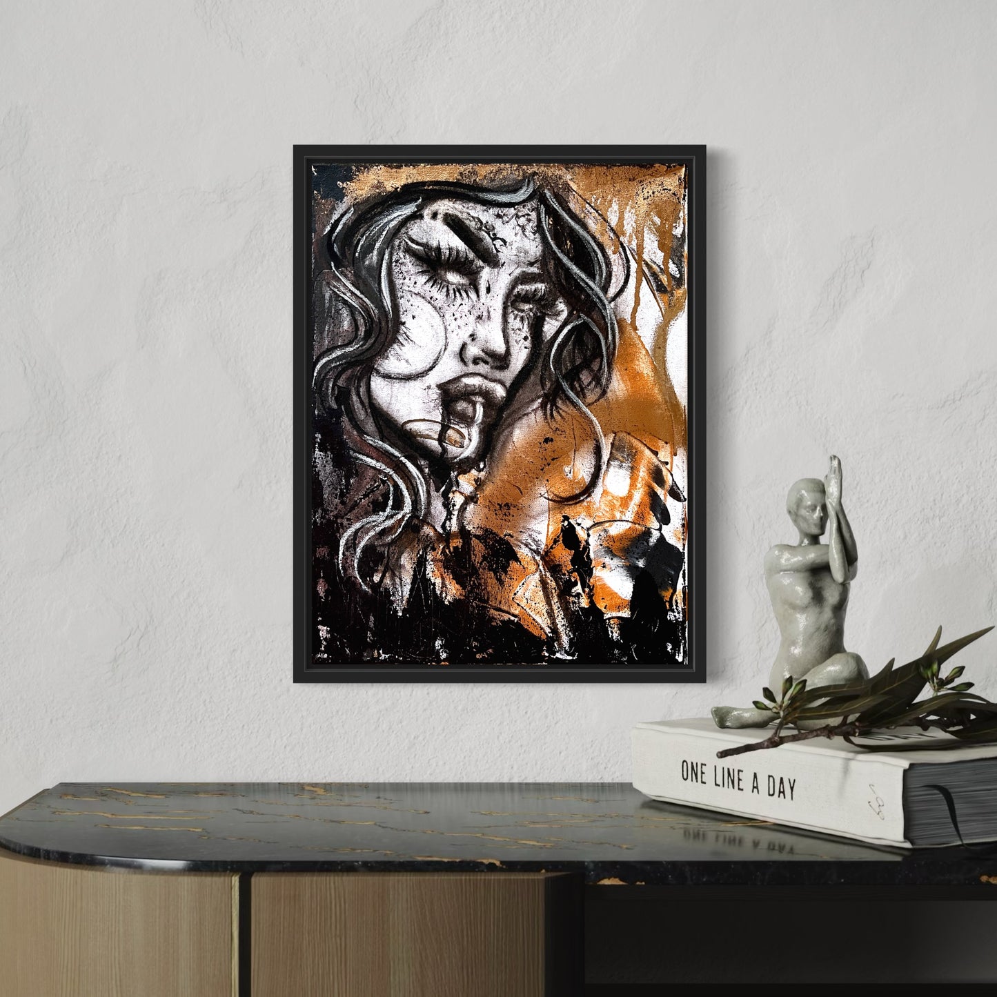 "Golden Medusa" [30x40cm]